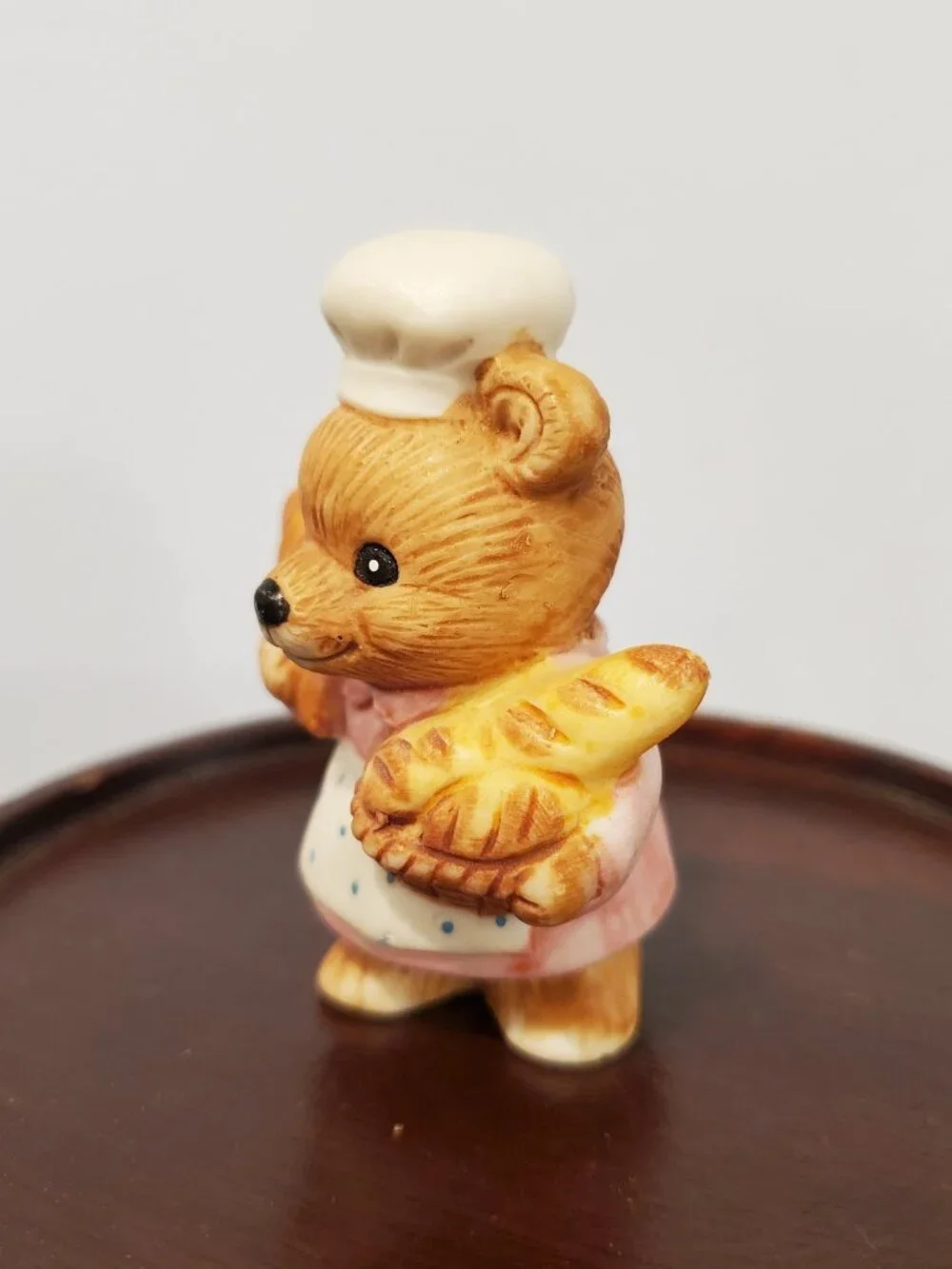Vintage Homco Baker Bear Figurine Apron Loves of Bread 2